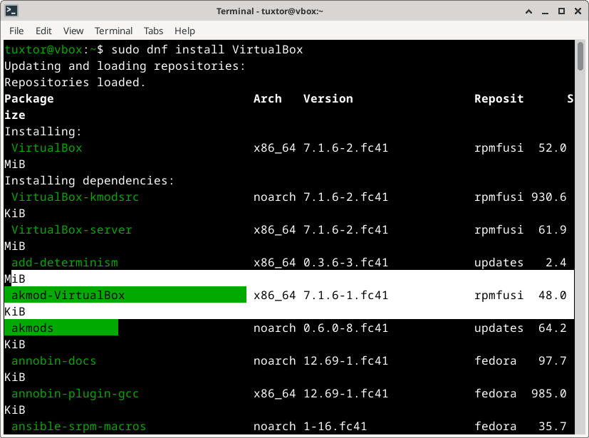 VirtualBox Install